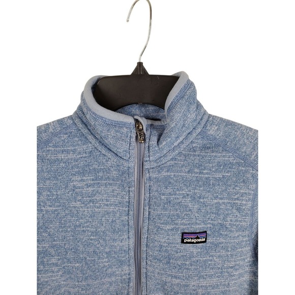 Patagonia Better Sweater Jacket Ws S Blue Heathered Zip Up Fleece Outdoor Hiking - Picture 6 of 12